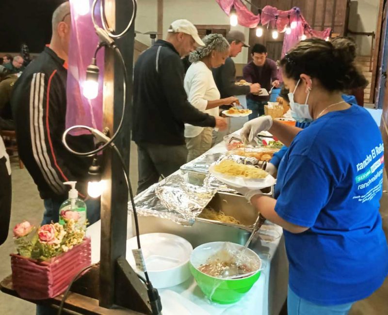 Auditorium-serving-line